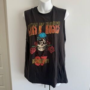 Guns and Roses Tank Top Size M